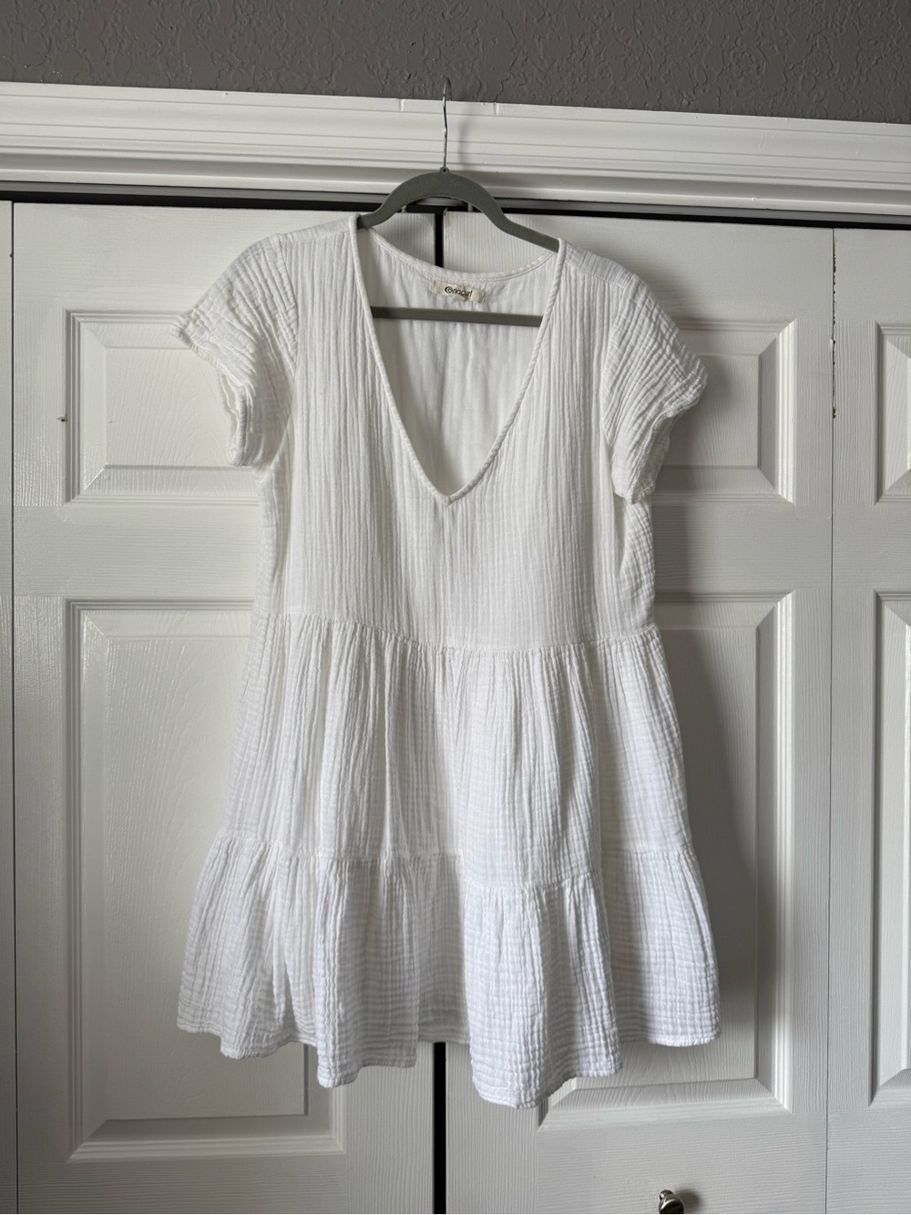 Rip Curl Premium Surf Cover Up Dress | White Cotton Gauze | Coastal Cowgirl - Picture 3 of 8